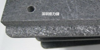 可加工性的合成石，可以用CNC洗出想要的形狀與機構(gòu)，可以媲美鋁合金