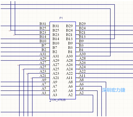 雙擊 1.SchDoc，文件可以被正常打開，下圖是其中的一部分：