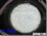 紅墨水染紅測(cè)試分析-IC面，允收