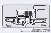 圖2：升壓電路的PCB設(shè)計示例。